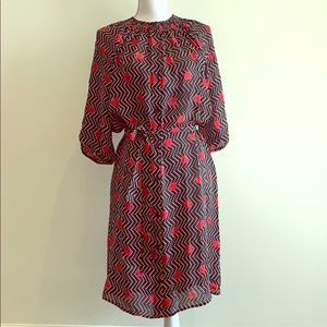 NWT Tucker Classic Knee-Length Silk Dress